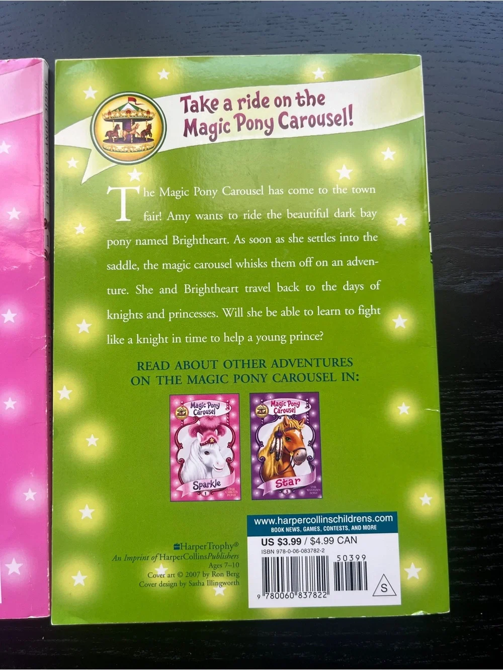 HarperCollins Magic Pony Carousel Books 1 & 2 Paperback Set Poppy Shire